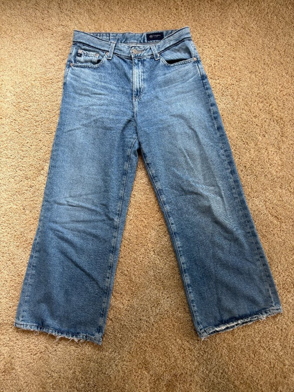AG Saige Wide Leg Crop (high rise)